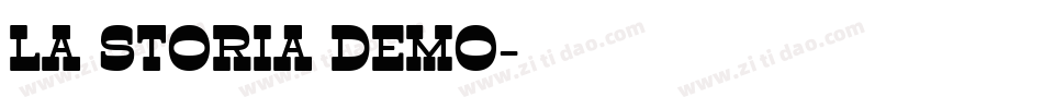 La storia Demo字体转换